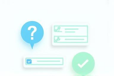Illustration representing questions and answers, a guide book icon
